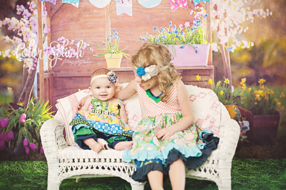 sisters wearing matilda jane