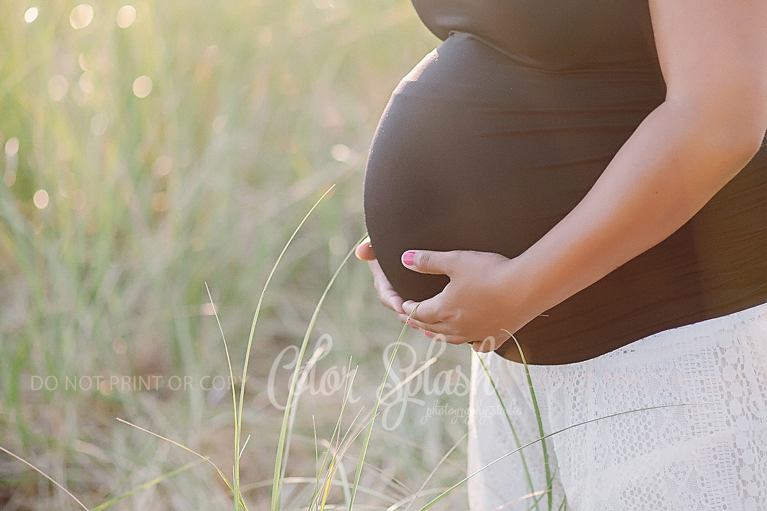 maternity photos on lake michigan